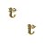 Brinco Fosco em Ouro 18k e Diamante - Imagem 7