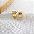 Brinco Fosco em Ouro 18k e Diamante - Imagem 8