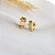 Brinco Fosco em Ouro 18k e Diamante - Imagem 9