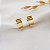 Brinco Fosco em Ouro 18k e Diamante - Imagem 5