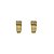 Brinco Fosco em Ouro 18k e Diamante - Imagem 2