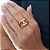 Anel Bold em Ouro 18k e Diamante - Imagem 1