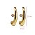 Brinco Bold em Ouro 18k e Diamante - Imagem 4