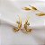 Brinco Bold em Ouro 18k e Diamante - Imagem 9