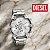 Relógio Diesel Prata Spiked Cronógrafo Dz4677b1 S2sx - Imagem 5