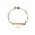 Pulseira Infantil Plaquinha em Ouro 10k - Imagem 3