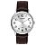 Kit Relógio Masculino Prata Pulseira Marrom 99835g0mvnh2k1 - Imagem 2