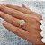 Anel Chuveiro Rainha Ouro 18k Moissanite 4mm - Imagem 3