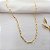 Corrente Masculina Malha Cadeado Ouro 18k 60cm - Imagem 6