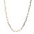 Corrente Masculina Malha Cadeado Ouro 18k 60cm - Imagem 1