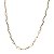 Corrente Masculina Malha Cadeado Ouro 18k 60cm - Imagem 8