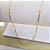 Corrente Masculina Malha Cadeado Ouro 18k 60cm - Imagem 2