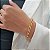 Pulseira Elo Português 8mm Ouro 18k - Imagem 2