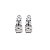 Brinco Argola Pequena Prata 925 Cravejada com Zircônias - Imagem 8