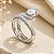Anel Espiral Prata 925 com Zircônia Central - Imagem 6