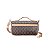 Bolsa Victor Hugo Riva Belmont Coffee Cuoio - Imagem 5
