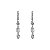 Brinco Argola Pendente Prata 925 com Zircônias - Imagem 6