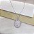Colar Medalha Milagrosa Oval Prata 925 - Imagem 8