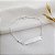 Pulseira Infantil com Placa Prata 925 Corrente Cadeado - Imagem 6