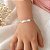 Pulseira Infantil com Placa Prata 925 Corrente Cadeado - Imagem 4