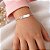 Pulseira Infantil Placa Menina Prata 925 - Imagem 4