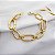 Pulseira Feminina Elos Cadeado Ouro 18k - Imagem 6
