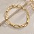 Pulseira Elos Duplos Ouro 18k Feminina - Imagem 2