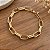 Pulseira Elos Duplos Ouro 18k Feminina - Imagem 10