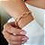 Pulseira Elos Duplos Ouro 18k Feminina - Imagem 4