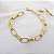 Pulseira Elos Duplos Ouro 18k Feminina - Imagem 5