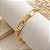 Pulseira Elos Duplos Ouro 18k Feminina - Imagem 7