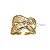 Anel Vazado Ouro 18k com Diamantes - Imagem 3