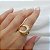 Anel Circular Vazado Ouro 18k com Diamantes - Imagem 7