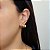 Brinco Vazado Ouro 18k com Diamantes - Imagem 6