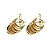 Brinco Vazado Ouro 18k com Diamantes - Imagem 8