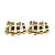 Brinco Vazado Ouro 18k com Diamantes - Imagem 1