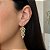 Brinco Alongado Ouro 18k com Diamantes - Imagem 4