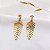 Brinco Alongado Ouro 18k com Diamantes - Imagem 8