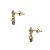Brinco Gotas Ouro 18k com Topázio Azul - Imagem 5