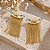 Brinco Ear Cuff Franja Ouro 18k com Topázio Azul - Imagem 9