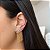 Brinco Ear Cuff Franja Ouro 18k com Topázio Azul - Imagem 7