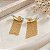 Brinco Ear Cuff Franja Ouro 18k com Topázio Azul - Imagem 2