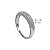 Anel Cravejado Prata 925 com Moissanite - Imagem 3