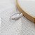 Anel Cravejado Prata 925 com Moissanite - Imagem 9