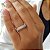 Anel Cravejado Prata 925 com Moissanite - Imagem 4