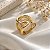 Anel S Vazado Ouro 18k Feminino - Imagem 2