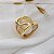 Anel S Vazado Ouro 18k Feminino - Imagem 5