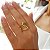 Anel S Vazado Ouro 18k Feminino - Imagem 4