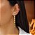 Brinco Alongado Canutilhos Ouro 18k - Imagem 4