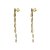 Brinco Alongado Canutilhos Ouro 18k - Imagem 10